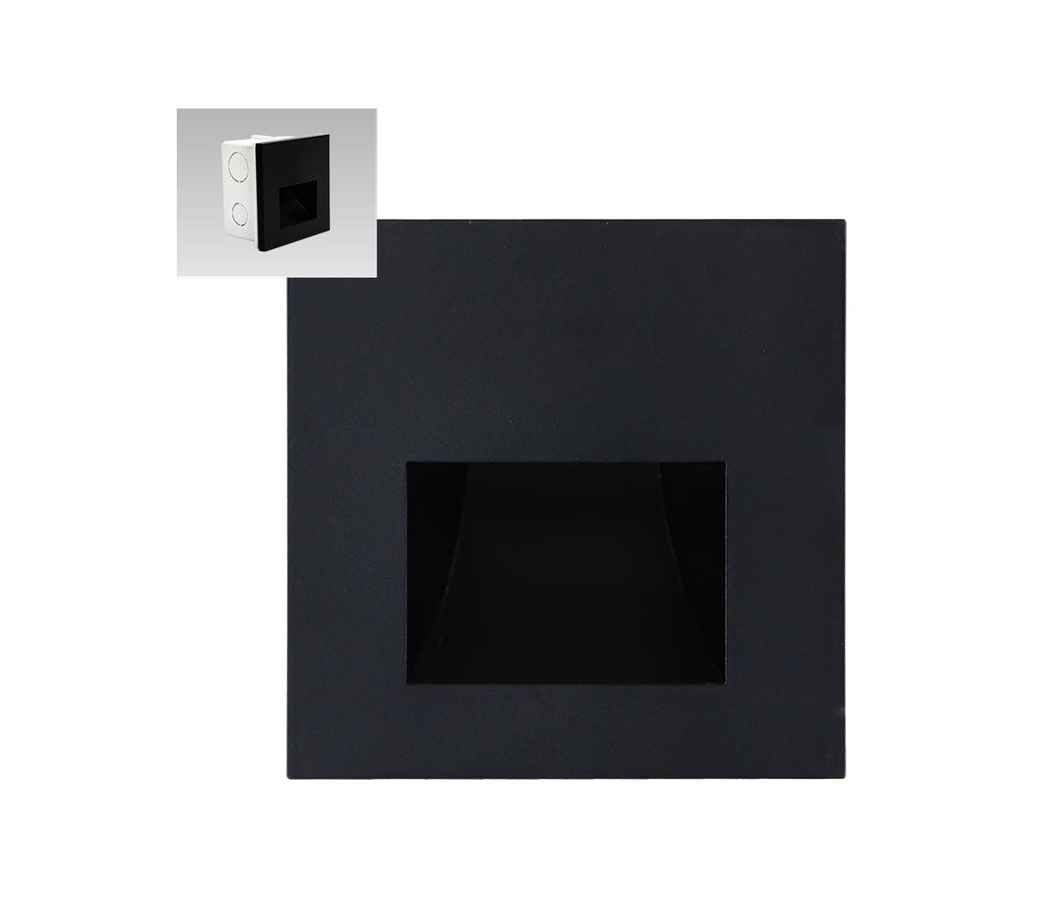 Emithor 70419 - LED Oświetlenie schodowe SUNNY LED/1W/230V 4000K czarny