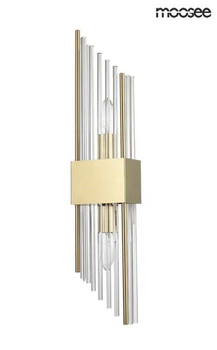 MOOSEE lampa ścienna SLANT złota