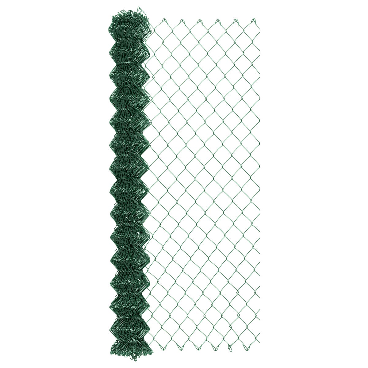 Siatka ogrodzeniowa pleciona 1.5x10 m zielona 5905309200364