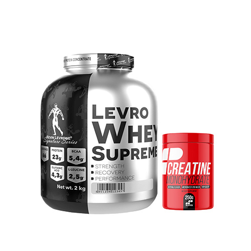 KEVIN LEVRONE Whey Supreme - 2000g + MP Supps Creatine - 250g