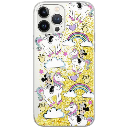 ERT GROUP etui na telefon Apple Iphone 6/7 / 8, case oryginalny i oficjalnie licencjonowany przez Disney, wzór Minnie 037, optymalnie dopasowane, z efektem płynnego brokatu