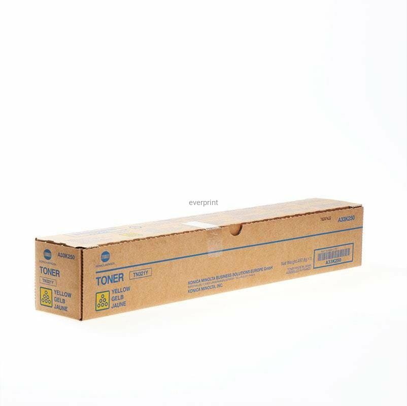 Toner Konica Minolta TN-321 A33K250 25k Y Oryginał