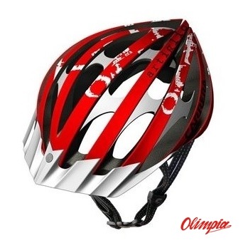 Kask Carrera Artiglio 2.12 czerwono/biały