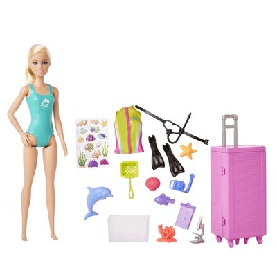 Lalka Barbie Kariera Biolożka morska HMH26