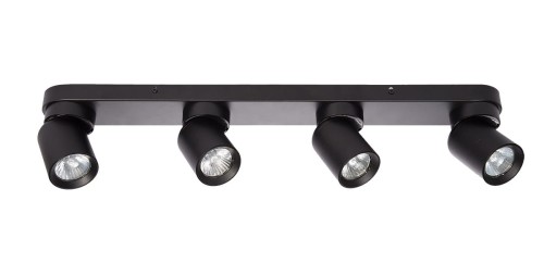 Timo lampa sufitowa (spot) 4-punktowa czarna