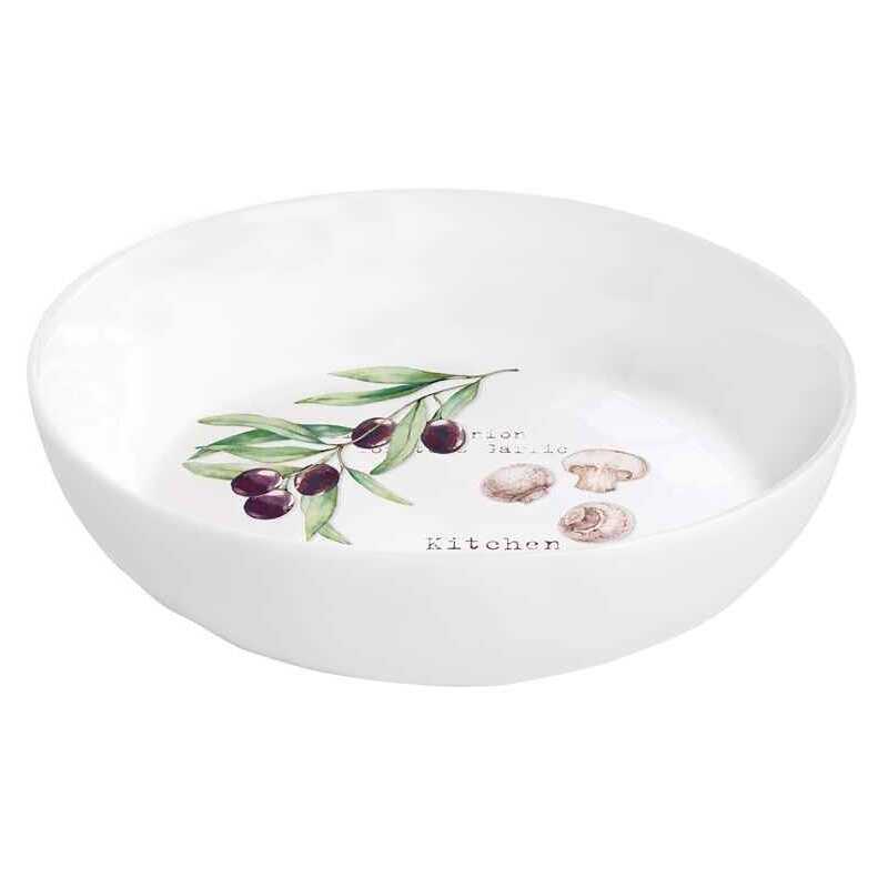 TALERZ GŁĘBOKI z PORCELANY Home & Kitchen - 18 cm