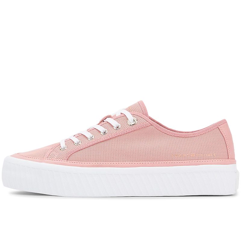 Buty Tommy Hilfiger Platform Vulcanized FW0FW07156-TQS - różowe