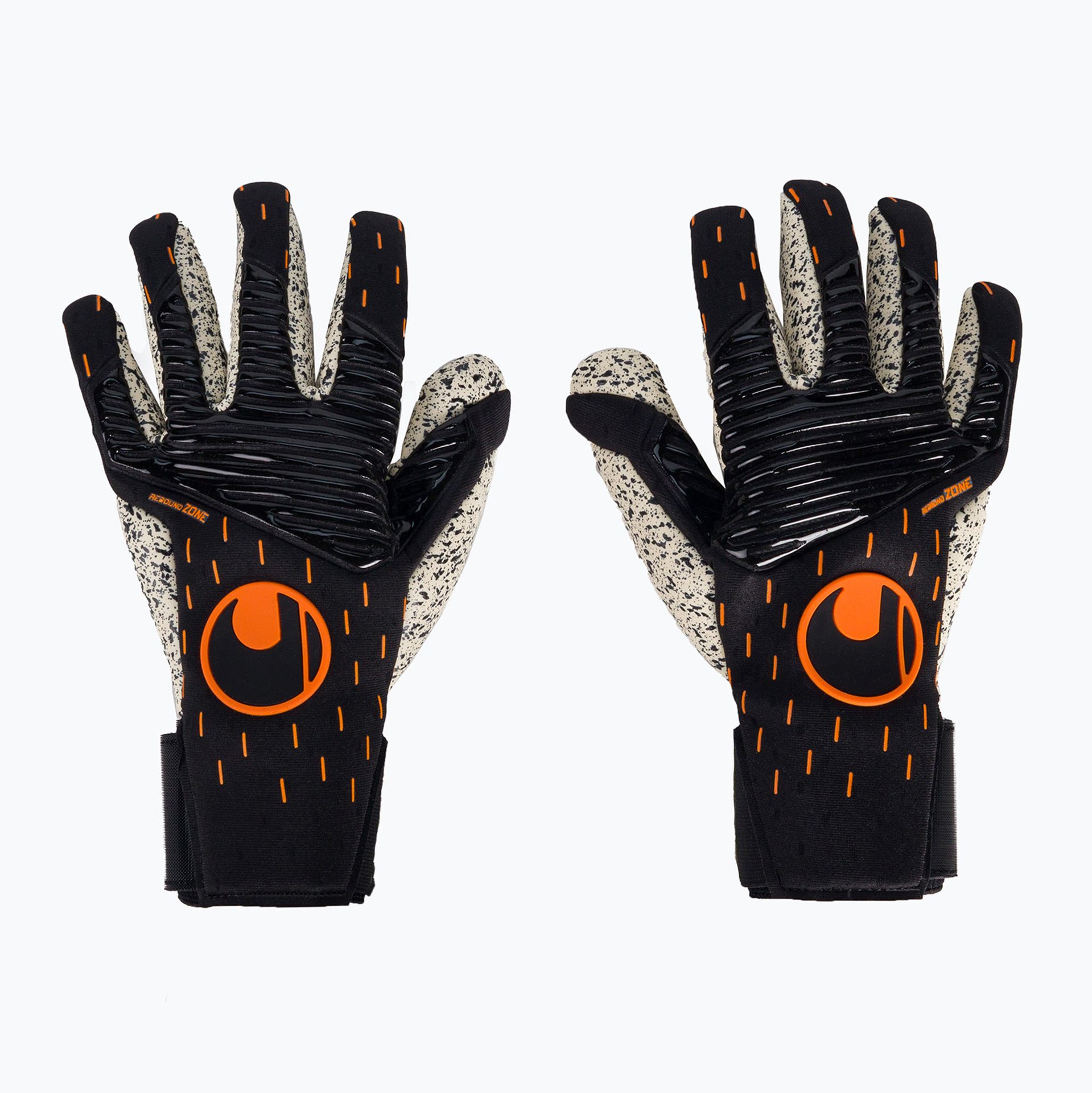Rękawice bramkarskie uhlsport Speed Contact Supergrip+ Finger Surround czarno-białe 101126001 9
