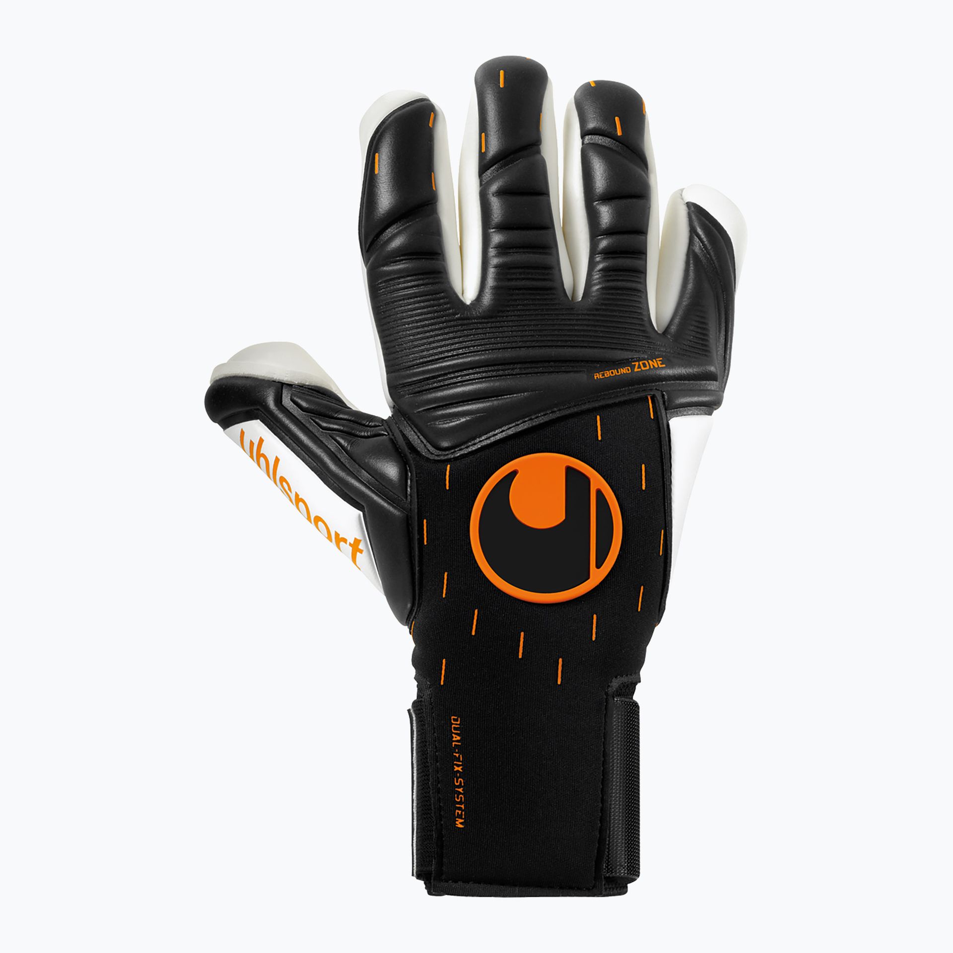 Rękawice bramkarskie uhlsport Speed Contact Absolutgrip Finger Surround czarno-białe 101126301 9