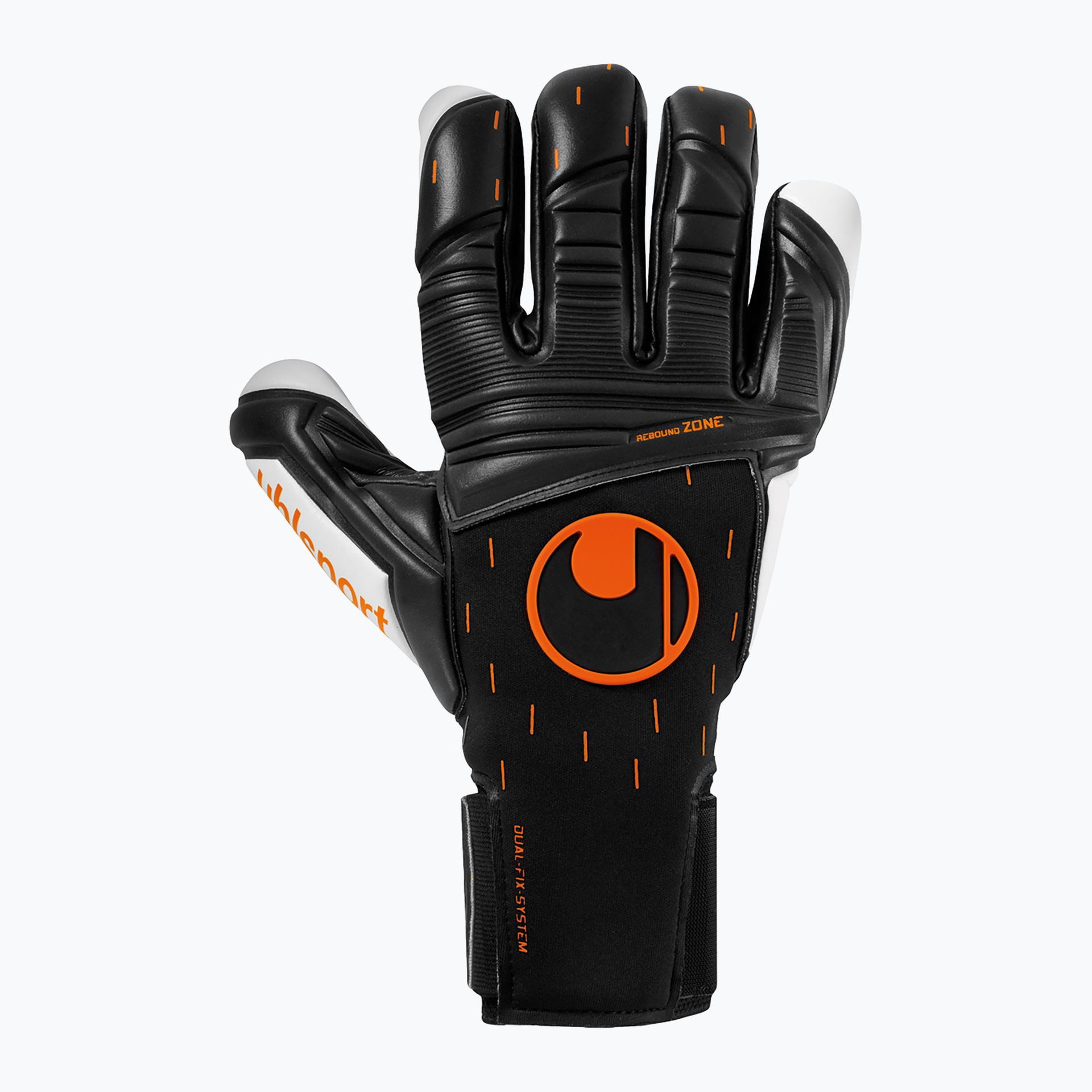 Rękawice bramkarskie uhlsport Speed Contact Absolutgrip Hn czarno-białe 101126401 45056