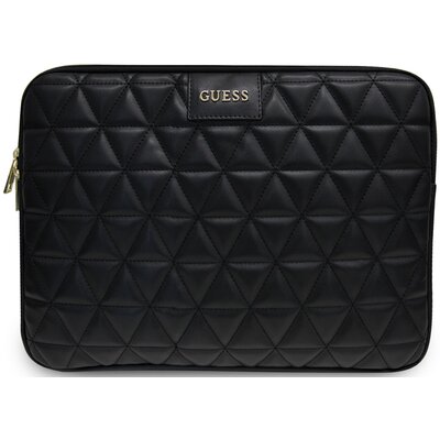 GUESS Guess Quilted pokrowiec etui na notebooka 13" (czarny) GUCS13QLBK
