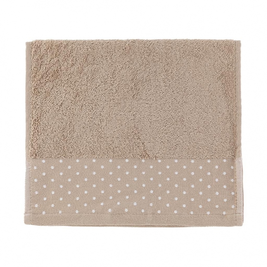 Ręcznik kropki lux 70x140 beż kod: 80K-REC-KRO/40