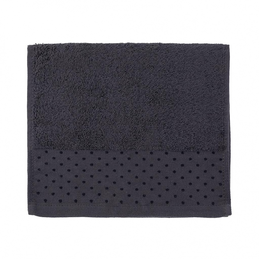 Ręcznik kropki lux 30x50 grafit kod: 80K-REC-KRO/35