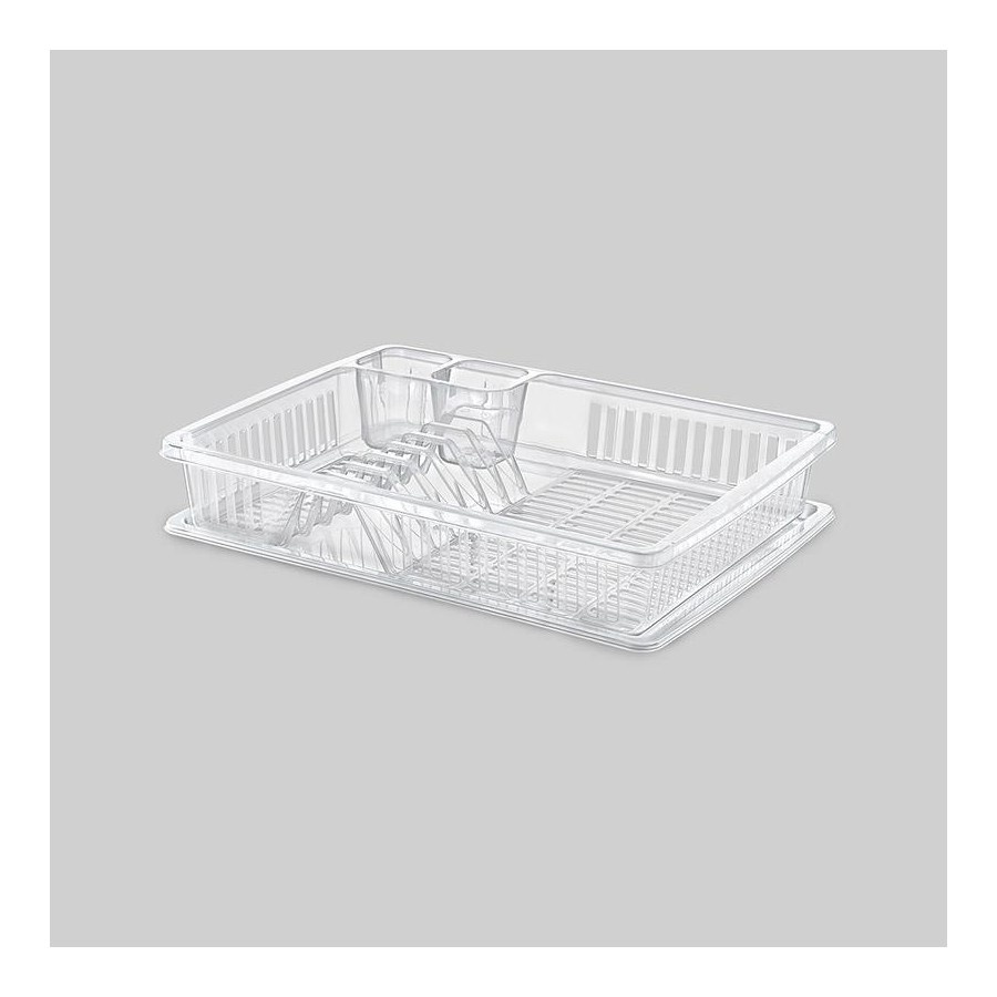 Ociekacz do naczyń 30x39x7cm transparentny kod: 40P-OCI-E190