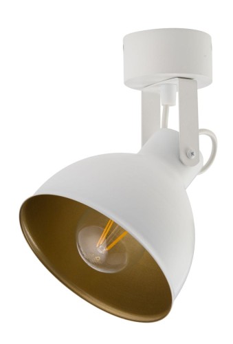 Sigma Natynkowy plafon metalowy MARS do salonu biały 32267