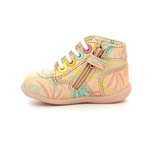 KICKERS Unisex dziecięce botki Bonzip-2, Rose Sunshine, 23 EU