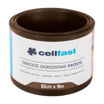 CELLFAST Obrzeże ogrodowe proste 10cm x 9m brązowe AP_219159