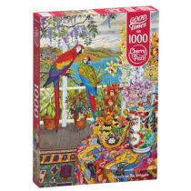Puzzle 1000 Parrots on the Veranda - Timaro