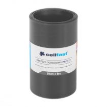Cellfast Obrzeże ogrodowe proste grafitowe 25 cm x 9,0 m