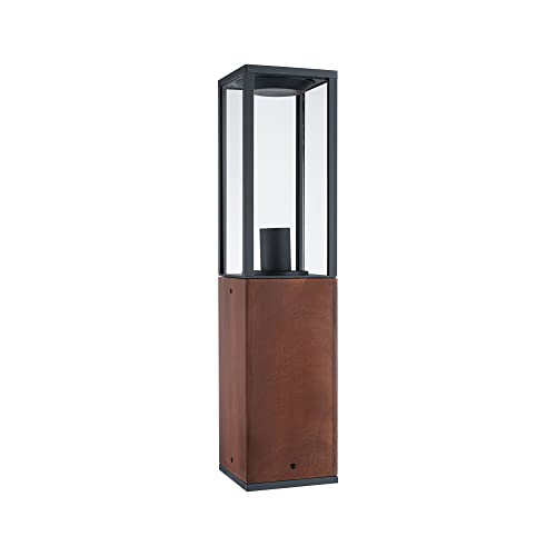 Paulmann Timba lampa cokołowa z drewnem, 60 cm