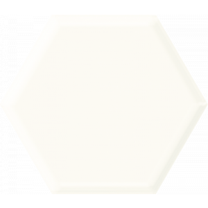 PARADYŻ UNIWERSALNY HEKSAGON WHITE STRUKTURA POŁYSK 19.8X17.1 G1 UNIWERSALNY HEKSAGON WHITE STRUKTURA POŁYSK 19.8X17.1 G1