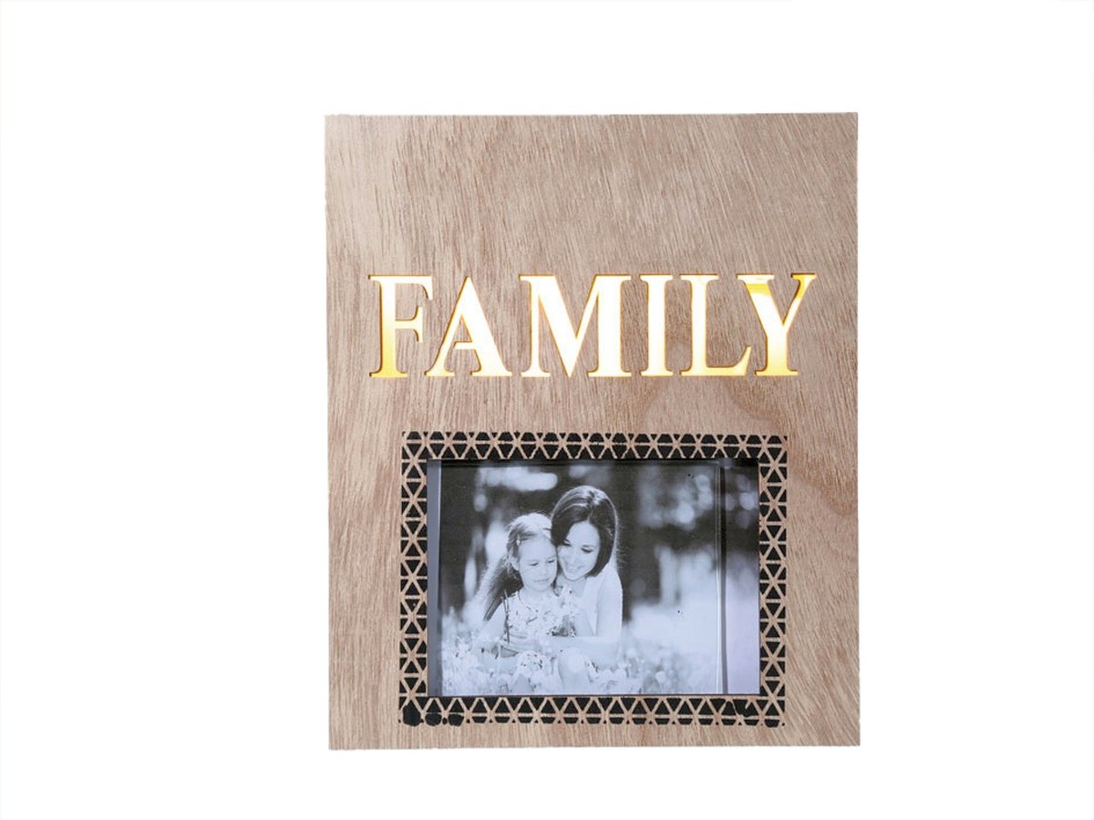 OOTB Ramka na zdjęcia z podświetleniem LED, Family, 10,6x17,8 cm