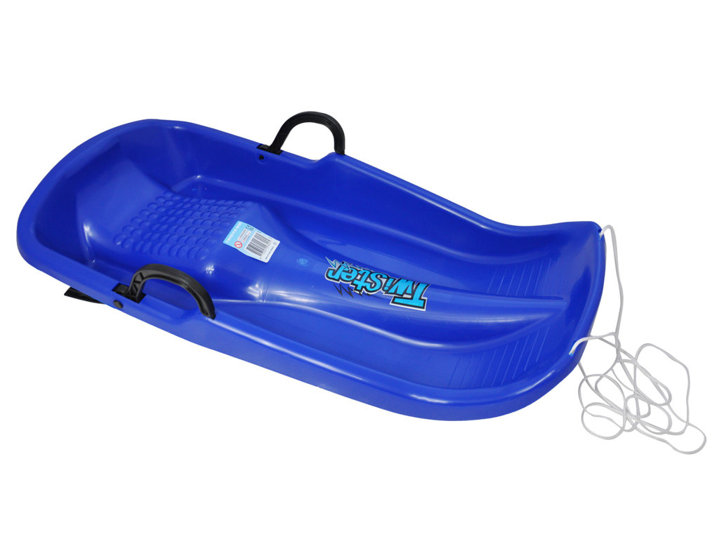 Axer Sport Sanki plastikowe z hamulcem (0298 NIEBESKI)