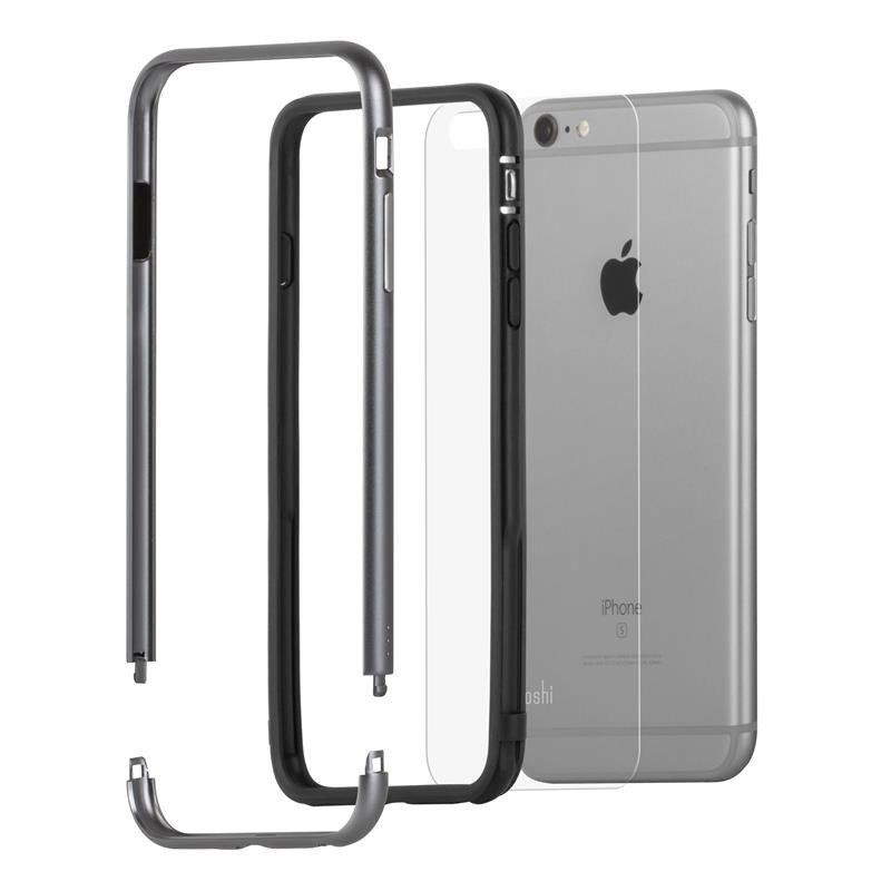 Moshi iGlaze Luxe Aluminiowy Bumper iPhone 6 Plus/6s Plus (Titanium Grey) 99MO (99MO080204)