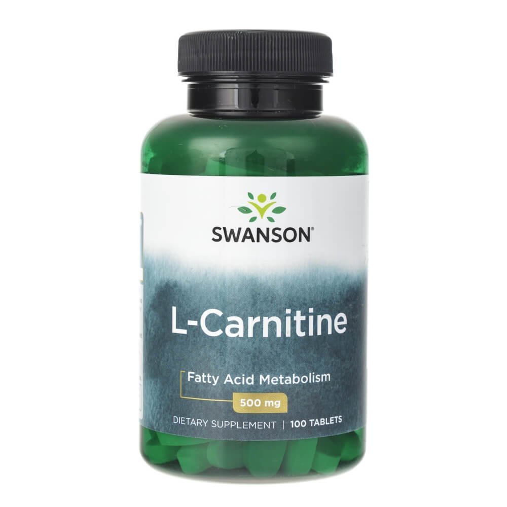 SWANSON L-Karnityna L-Carnitine 500 mg (100 tabletek) Metabolizm sw-048