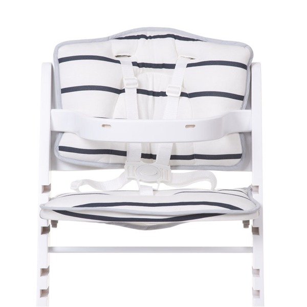 Childhome Uniwersalna poduszka do wysokiego krzesełka, dżersej, morski