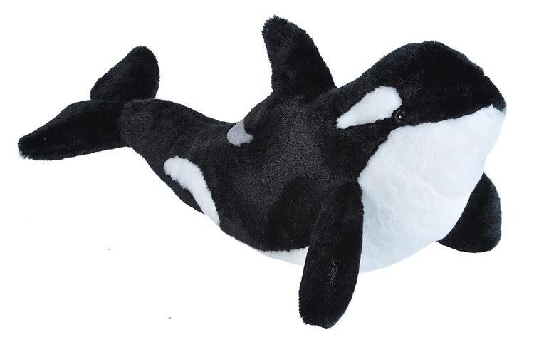 Wild Republic 20730 22476 Pluszowy zwierzak Orca Cuddlekins, pluszowe zwierzątko 38 cm, Multi, 30 cm 20730