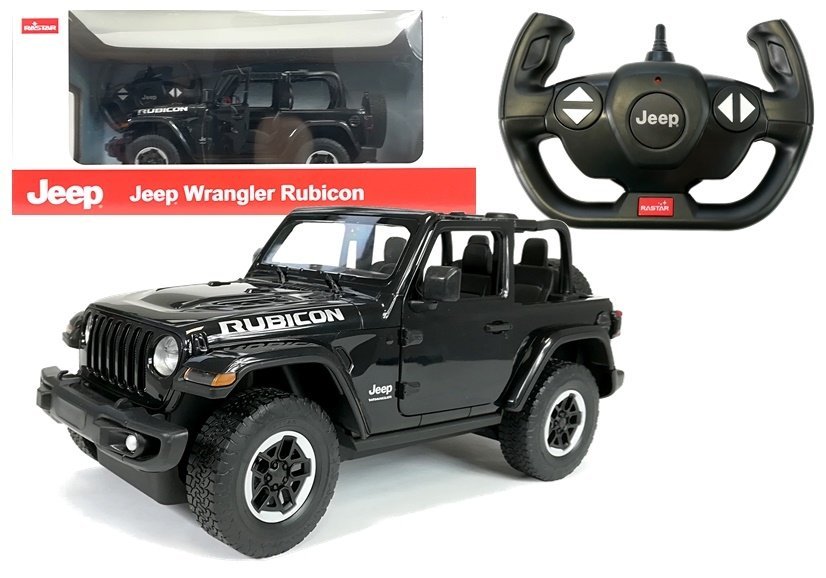 Rastar Auto R/C Jeep Wrangler Rubicon 1:14 Czarny 4678