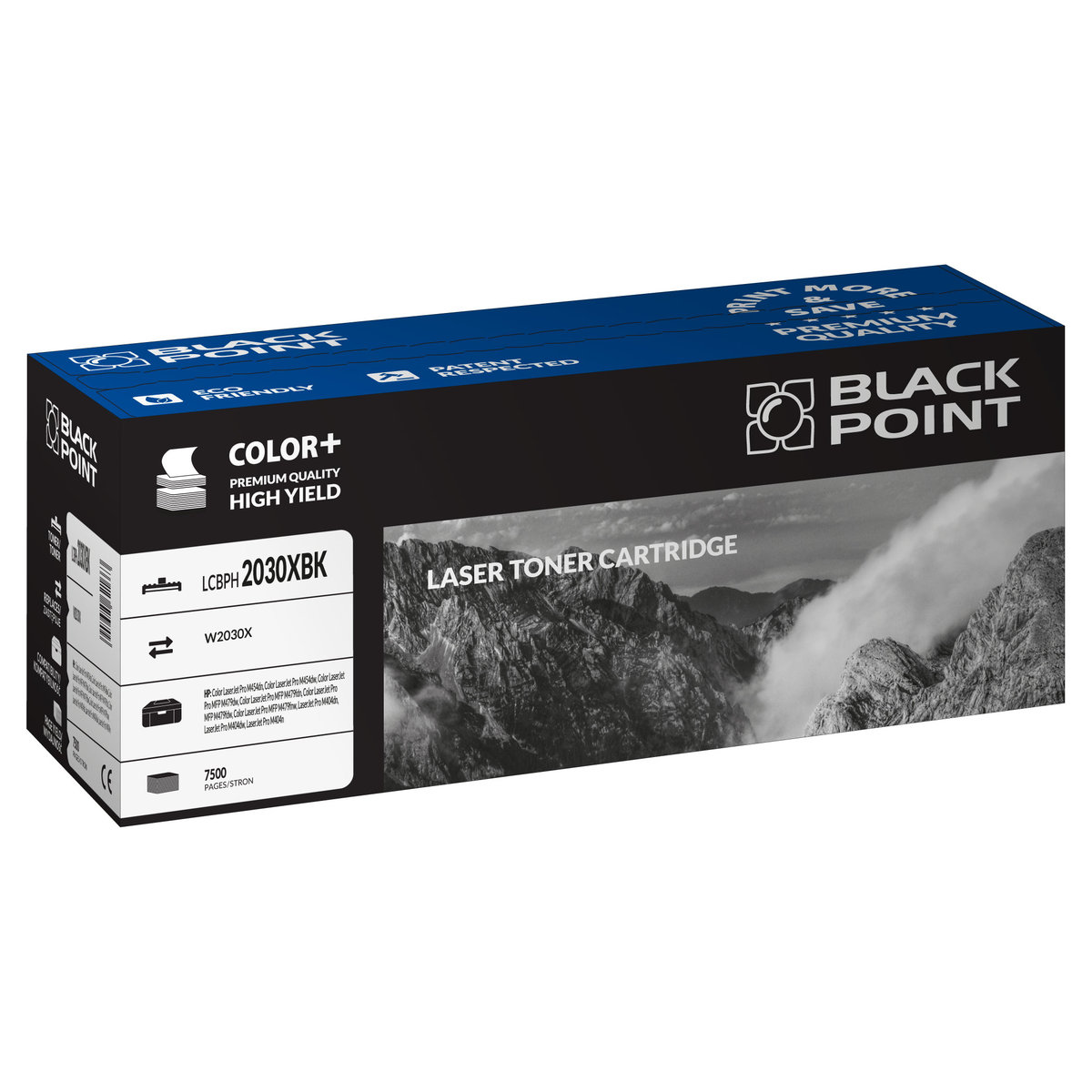 Black Point Zgodny z HP W2030X BLACK toner COLOR PLUS zamiennik do HP Color LaserJet Pro M454dn, M454dw, M479dw, M479fdn, M479fdw, M479fnw LCBPH2030XBK