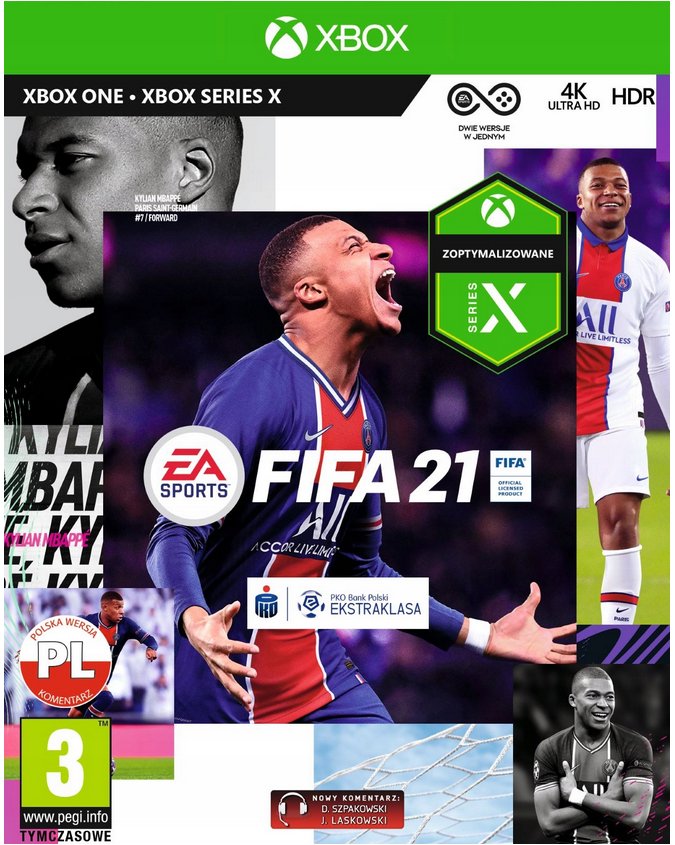 FIFA 21 - zawiera darmową wersję gry na Xbox Series X