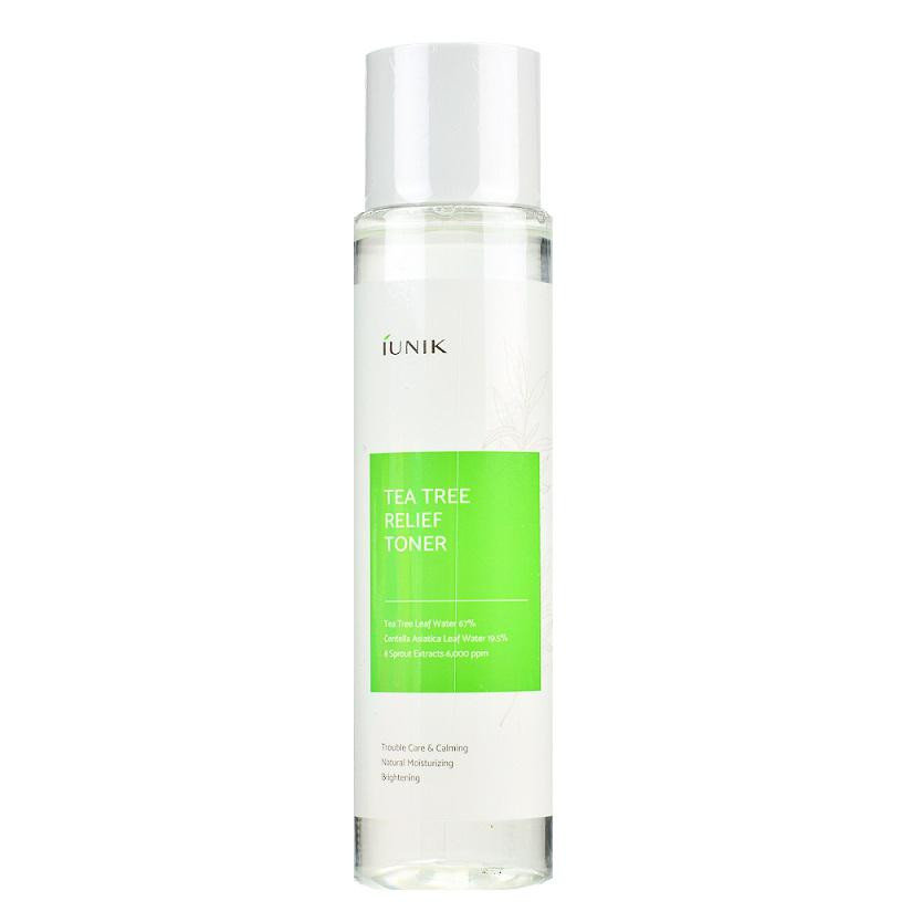 iUNIK Tea Tree Relief Toner Łagodzący Tonik do Twarzy z Wodą z Drzewa Herbacianego 200ml