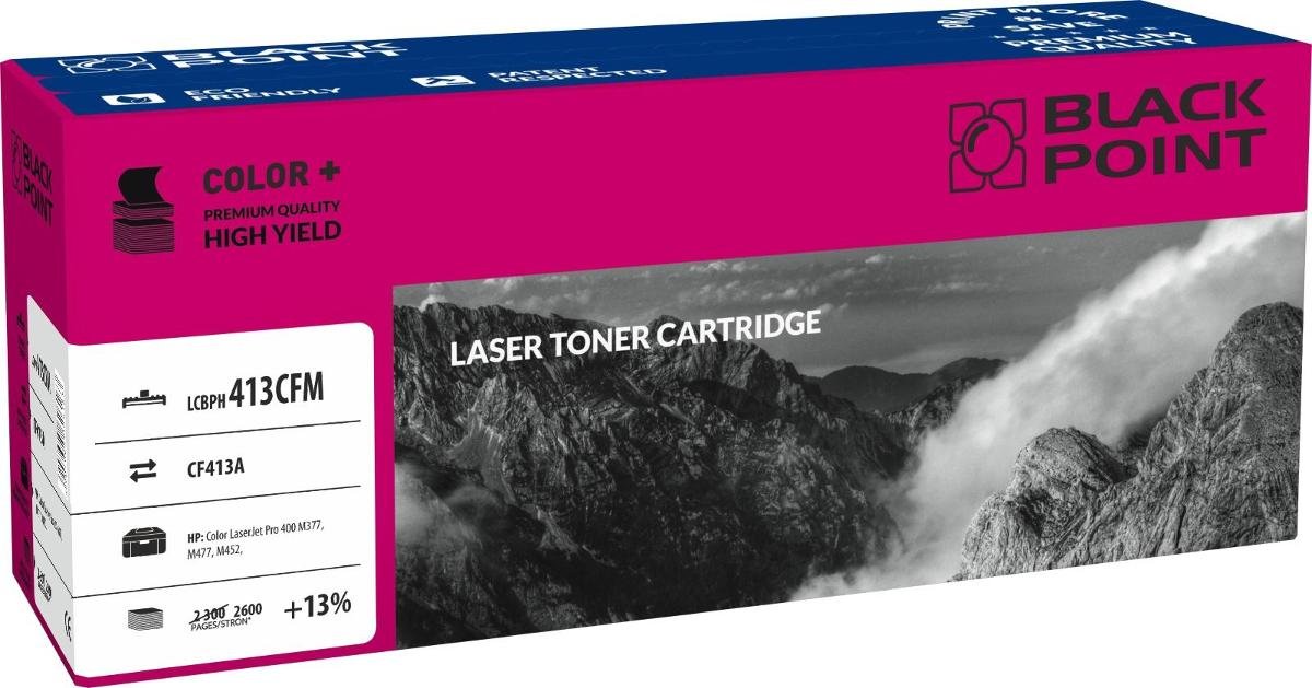 Black Point HP 410A / CF412A YELLOW toner zamiennik do HP Color LaserJet Pro M377, M450, M452, M477 LCBPH411CFY
