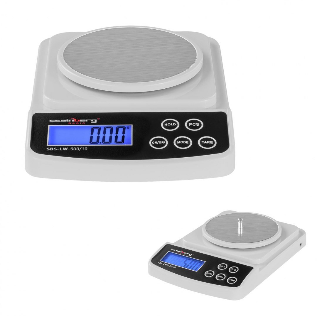 Steinberg Systems Basic Waga laboratoryjna Basic SBS-LW-500/10 500g podziałka 0,01g SBS-LW-500/10 SBS-LW-500/10