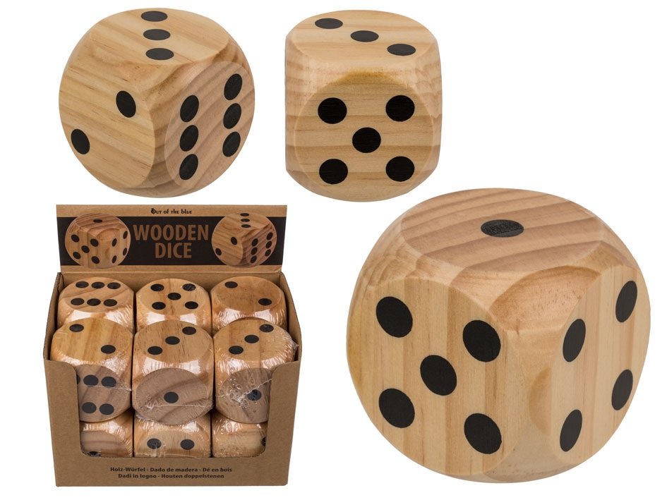Kostka do gry OUT OF THE BLUE XL, 6 cm