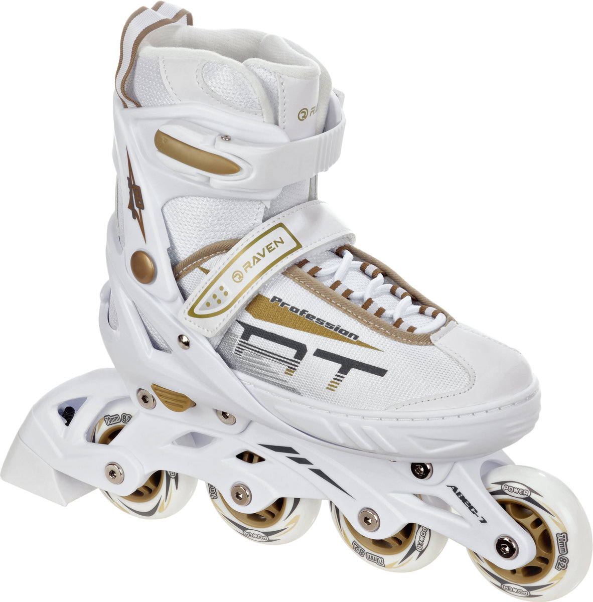 Rolki Łyżwy 4w1 Raven Profession White/Gold 38-42