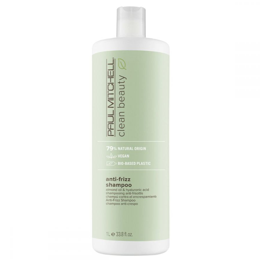 Paul Mitchell Clean Beauty Anti-Frizz | Wegański szampon wygładzający włosy puszące się i niezdyscyplinowane 1000ml