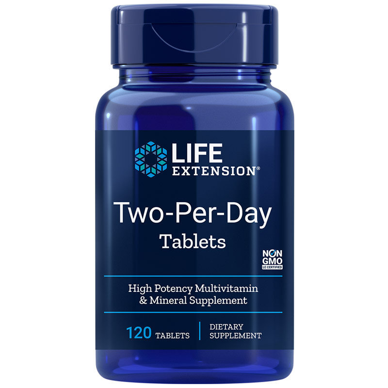 LIFE EXTENSION TWO-PER-DAY 120 tab