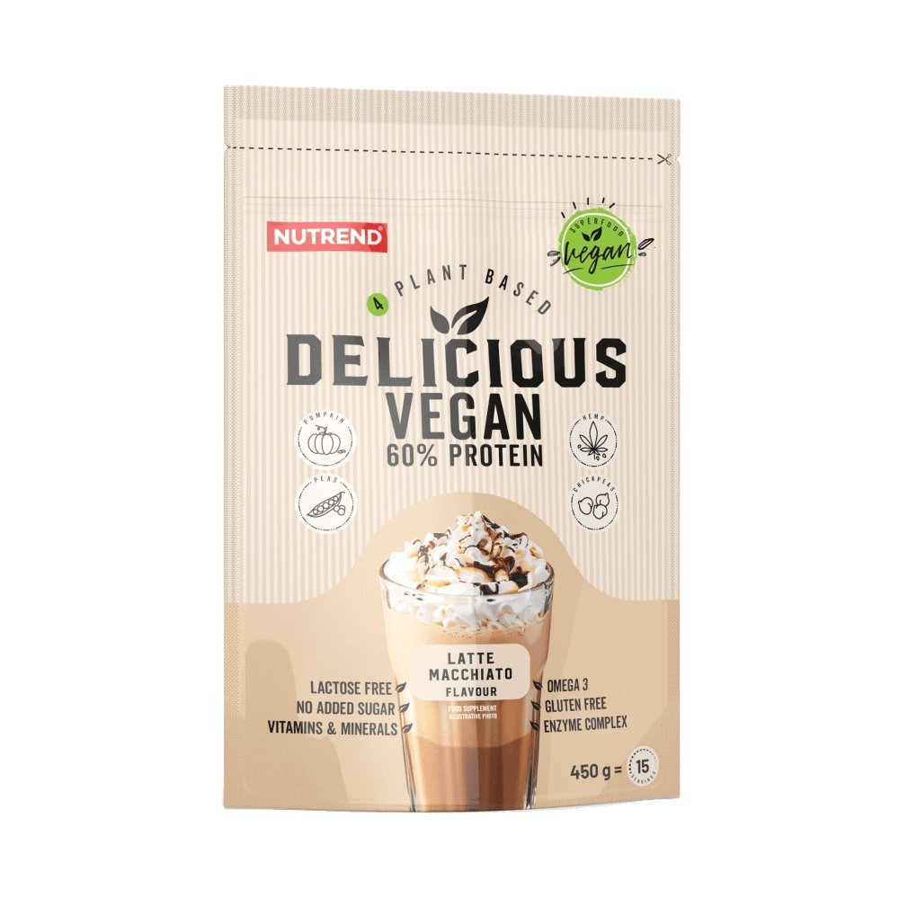 Nutrend - Delicious Vegan Protein - 450 g - latte macchiato