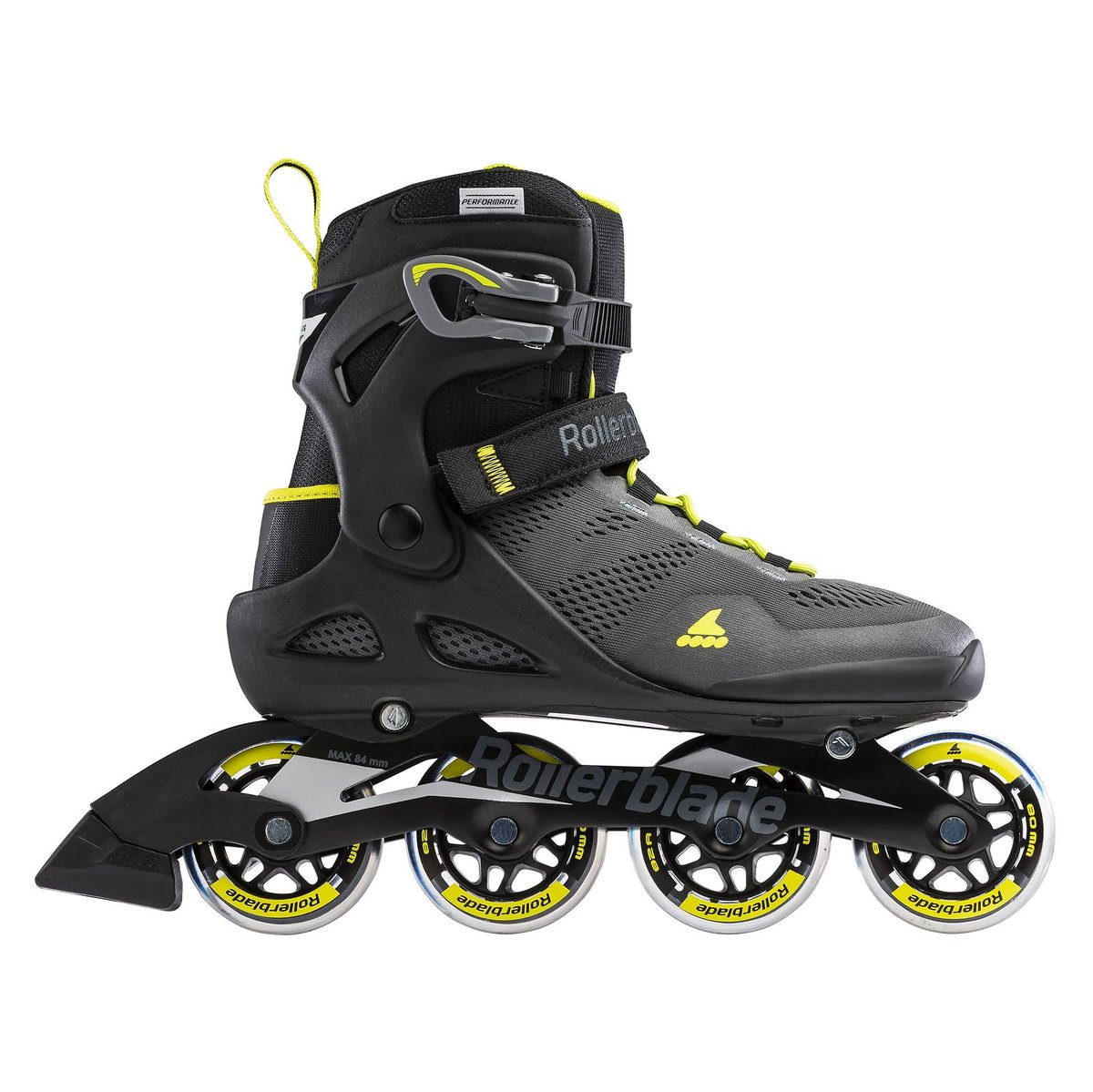 Rollerblade, Łyżworolki męskie, Macroblade 80M 071006001A1 r. 45, żółto-czarne