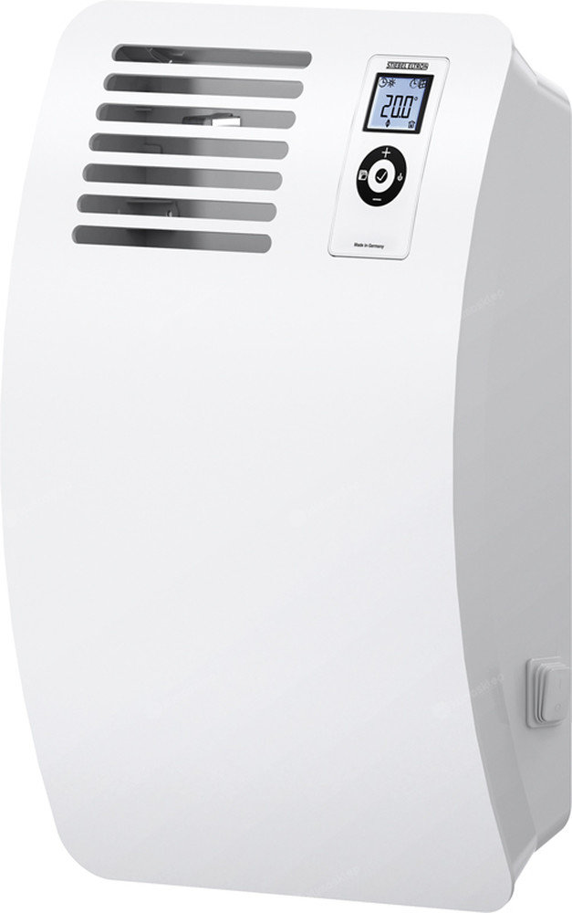 Stiebel Eltron 237831 konwektor ścienny CON Premium, 1 kW, 10 m2, ochrona przed zamarzaniem, weekendowy zegar, rozpoznawanie otwartych okien, Made in Germany, 1000 W, 230 V, biel alpejska, biały CON 10 Premium