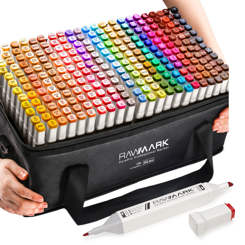rawmark Promarkery alkoholowe Rawmark purePRO zestaw 262 kolory RM_PP262