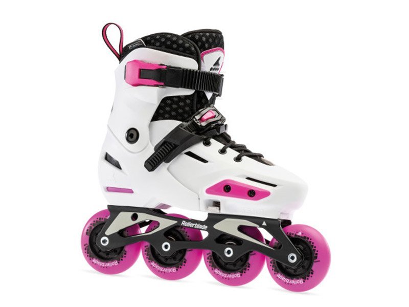 Rollerblade Apex łyżworolki dla dziewcząt, białe/różowe, 235 07102700T1C-235