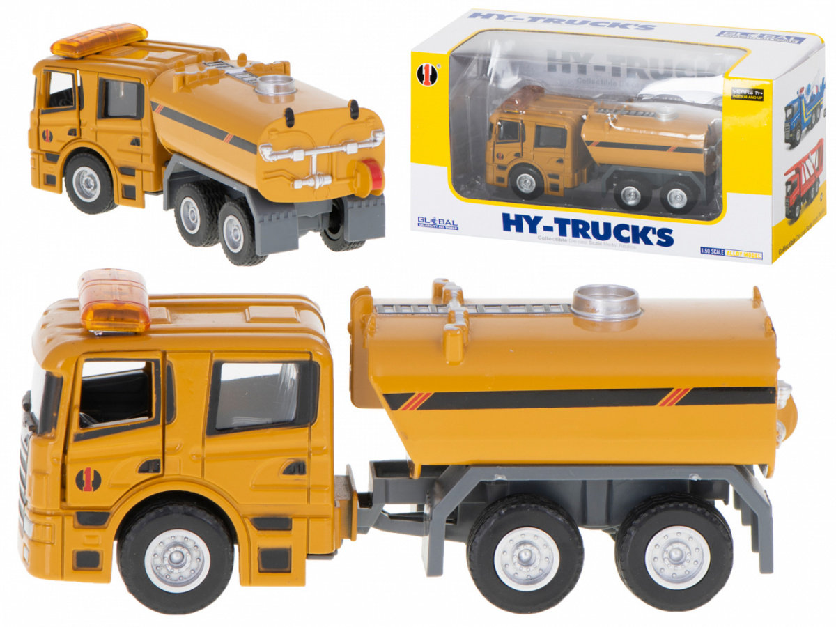 Фото - Машинка Cysterna samochód auto ciężarówka model z metalu Die-Cast 1:50 HY-TRUCK's