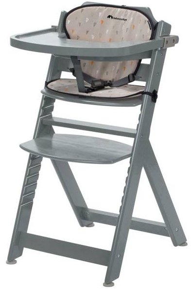Bebe Confort Timba Krzesełko Do Karmienia Warm Grey Z Wkładką