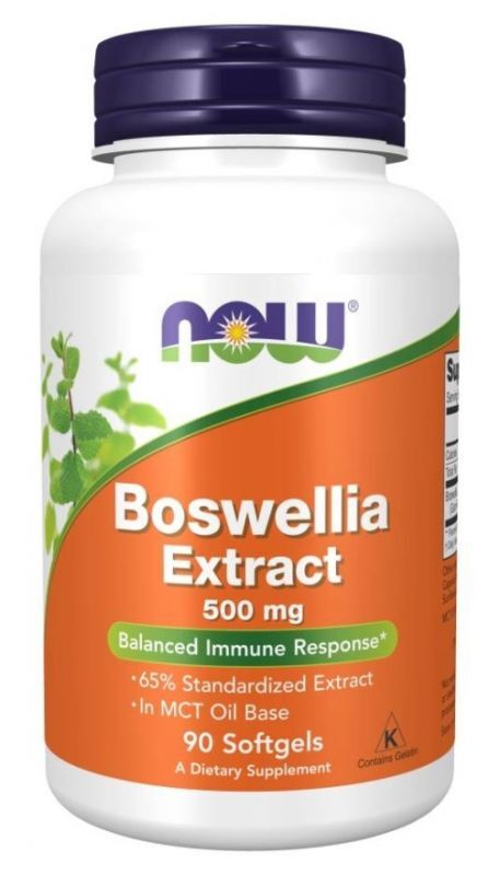 Now Foods Boswellia Extract 500 mg 90 kapsułek