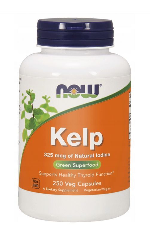 Now Foods NOW Kelp 325mcg Of Natural Lodine 250vegcaps